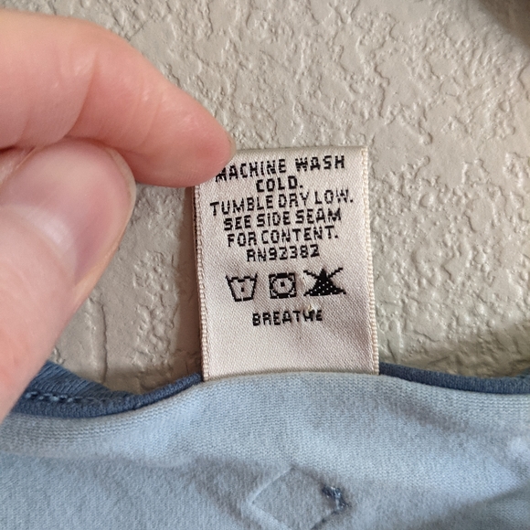 VTG Vintage women's PrAna blue tank top, small - Picture 7 of 7